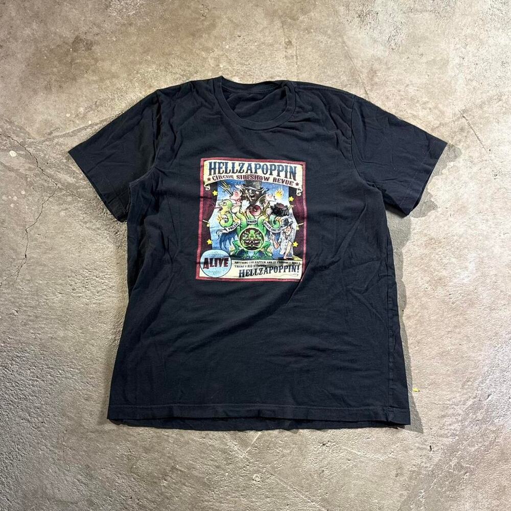 Black Hellzapoppin Circus Graphic T-Shirt
